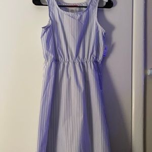 2 hip blue and white dress size 14